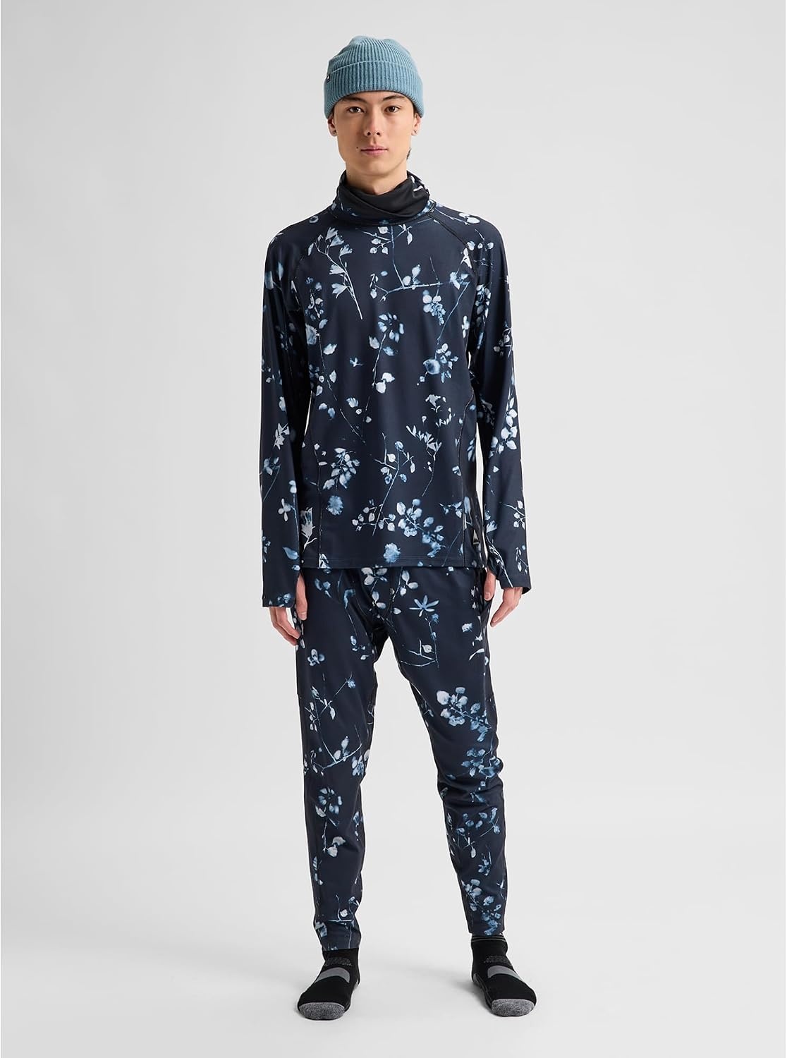 image:imageBurton Mens Synthetic Midweight Base Layer PantsCyanotype Floral