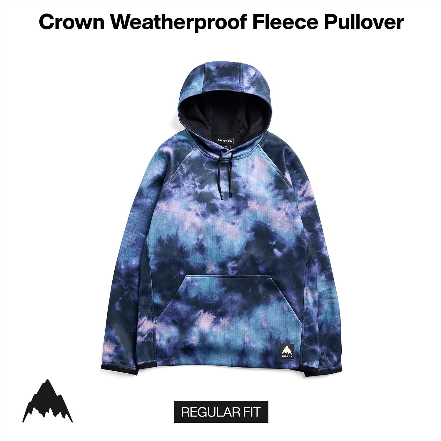 image:imageBurton Womens Crown Weatherproof Pullover FleeceCrystal Dye