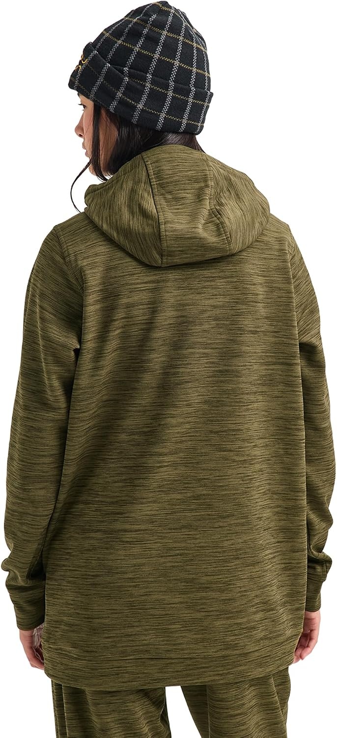 image:imageBurton Womens Oak Long Pullover HoodieDried Moss Heather