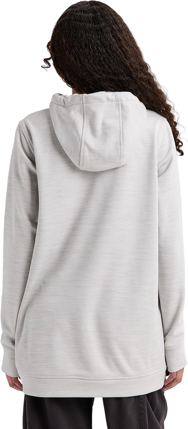 image:imageBurton Womens Oak Long Pullover HoodieGray Cloud Htr