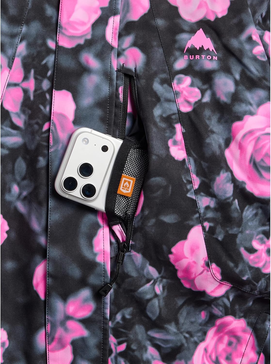 image:imageBurton Womens Reserve 2Layer Insulated Stretch Jacket Waterproof Winter Snowboard Jacket with Stretch Fit amp HoodShockwave Floral