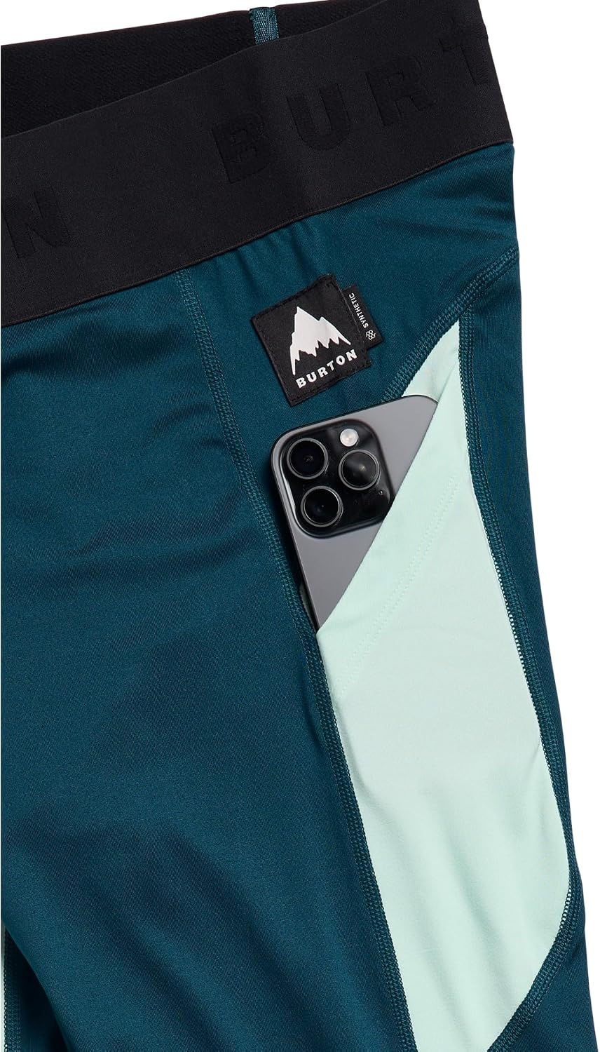 image:imageBurton Womens Synthetic Midweight Base Layer Pants Atlantic TealSpring Frost Medium