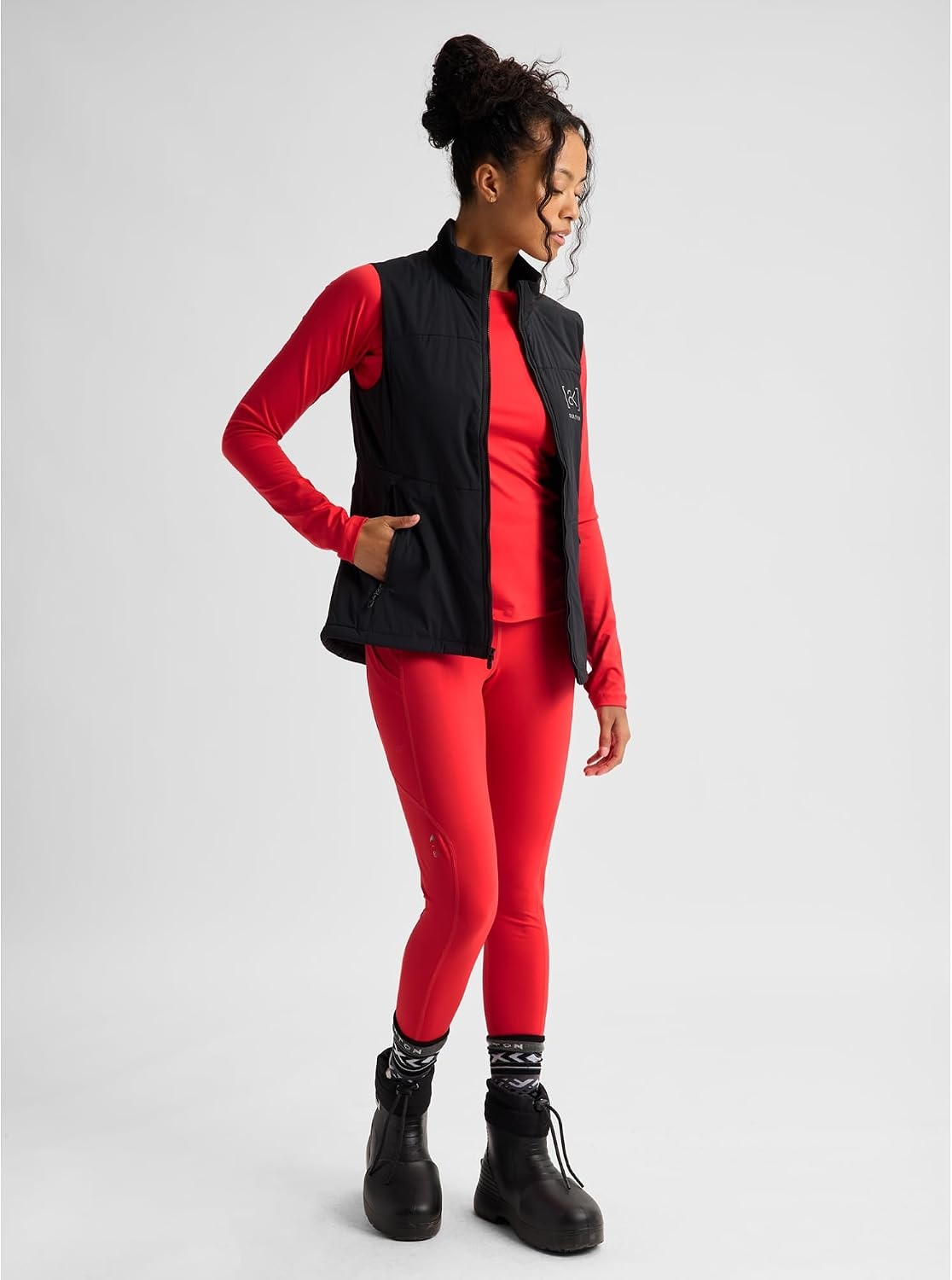 image:imageBurton Womens Synthetic Midweight Base Layer PantsHot Tamale