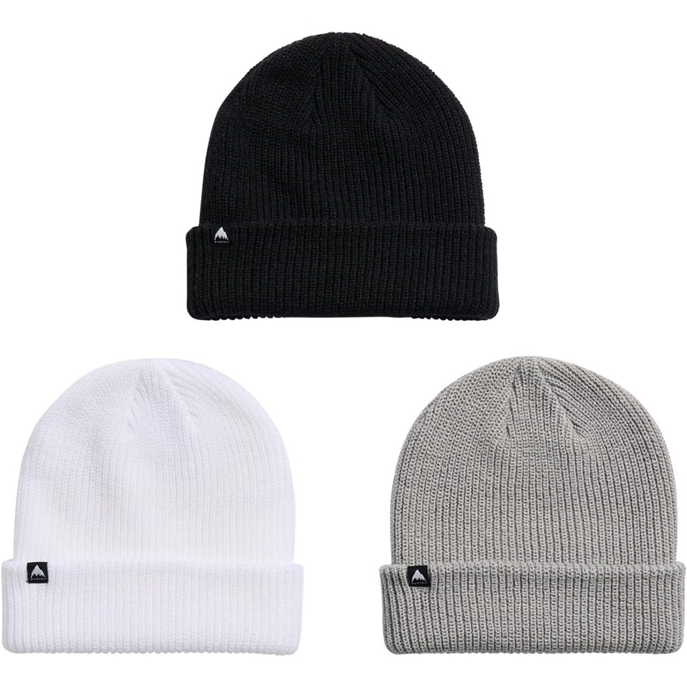 image:imageBurton DND Beanie 3 Pack True BlackSharkskinStout White One Size