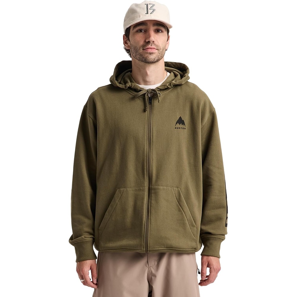 image:imageBurton Mens Elite Full Zip HoodieDried Moss