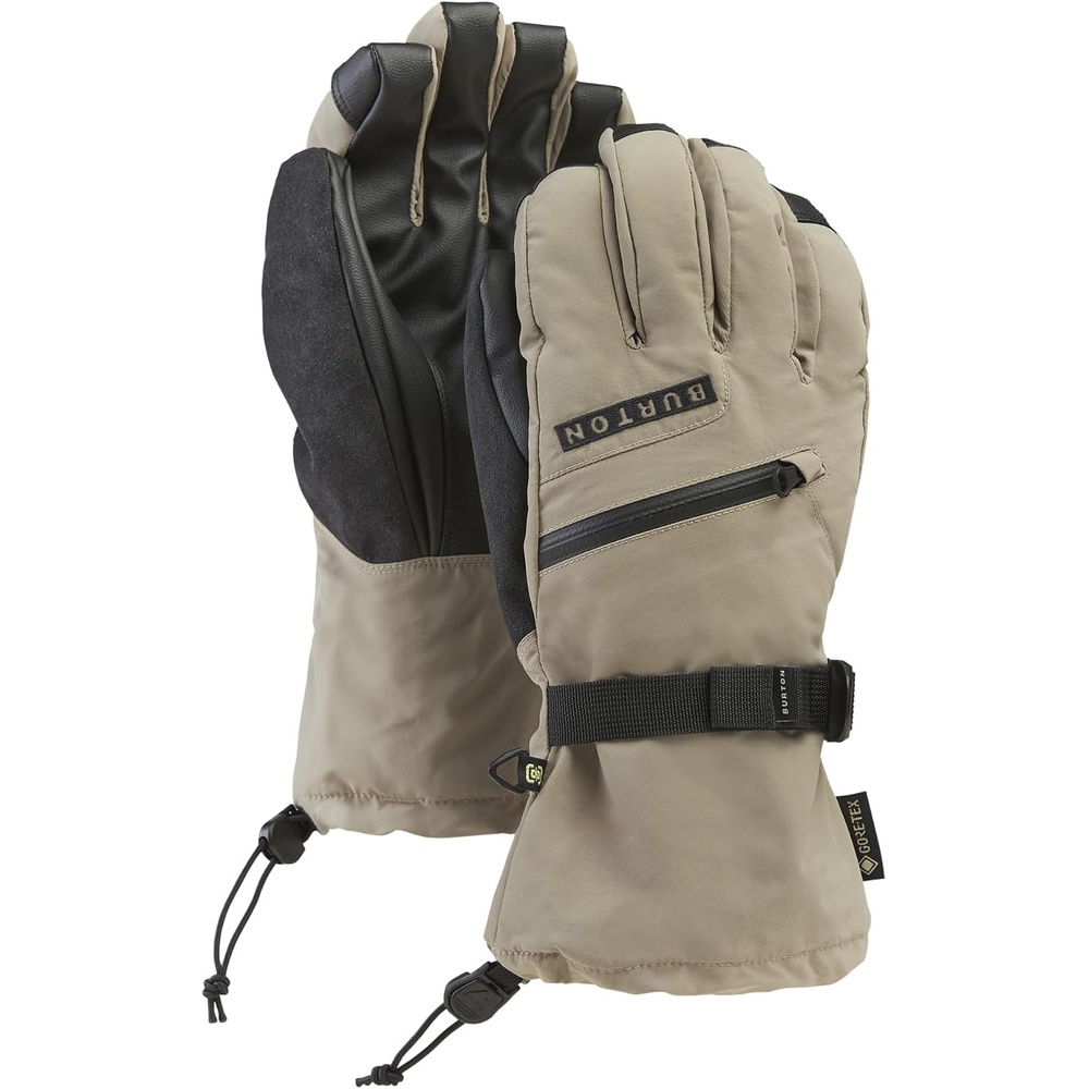 image:imageBurton Mens GoreTEX Insulated Gloves Waterproof Winter Snowboard Gloves with Touch Screen Tech amp Removable LinerSummit Taupe