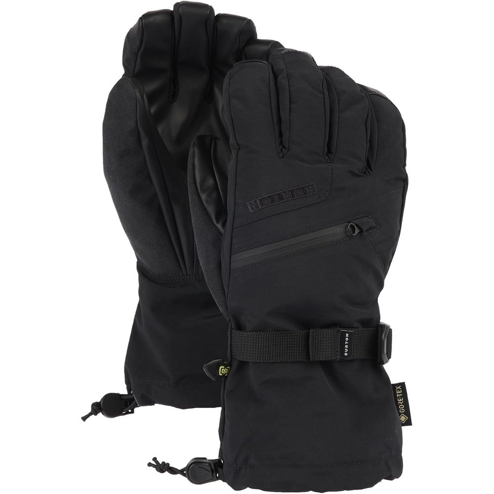 image:imageBurton Mens GoreTEX Insulated Gloves Waterproof Winter Snowboard Gloves with Touch Screen Tech amp Removable LinerTrue Black