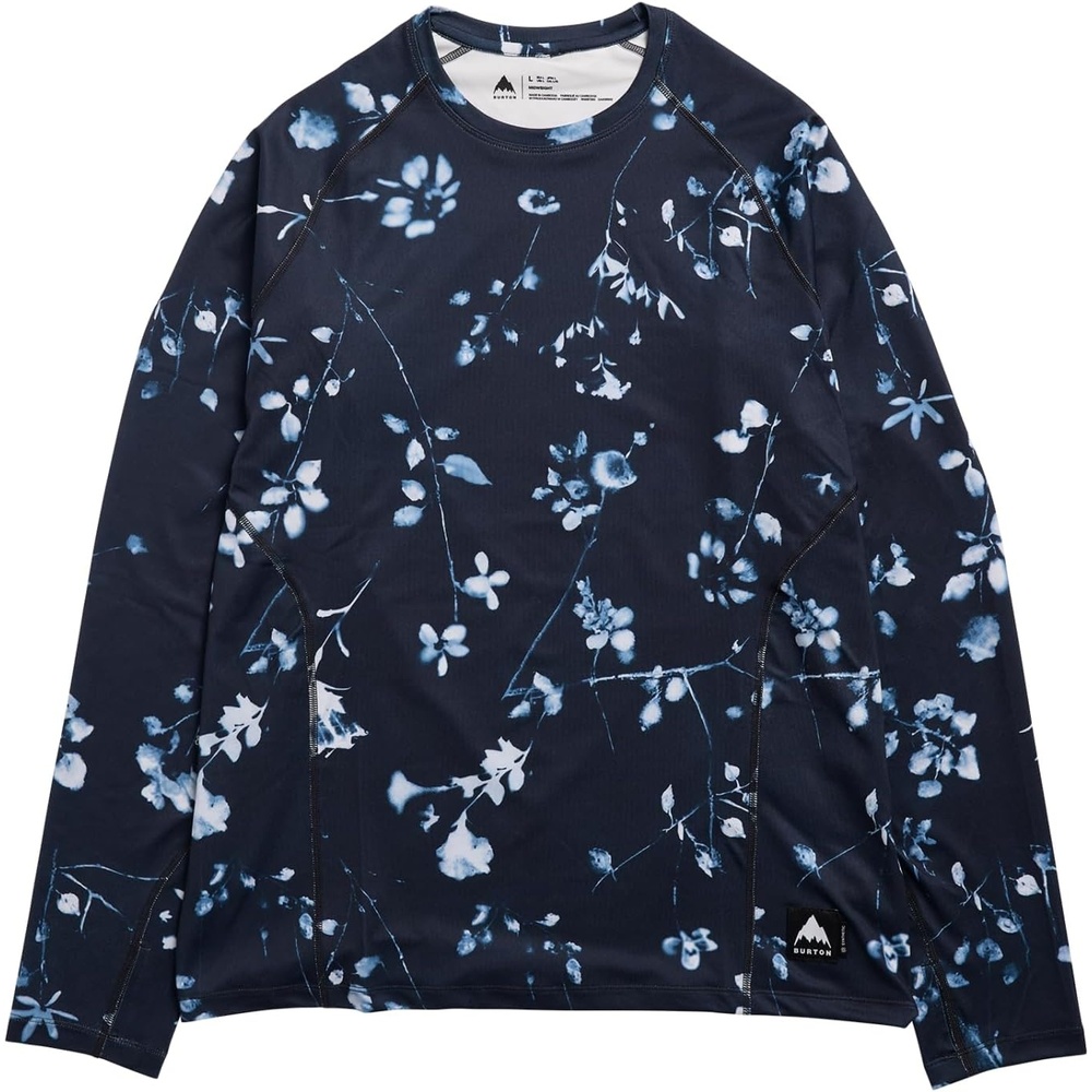 image:imageBurton Mens Synthetic Midweight Base Layer CrewCyanotype Floral