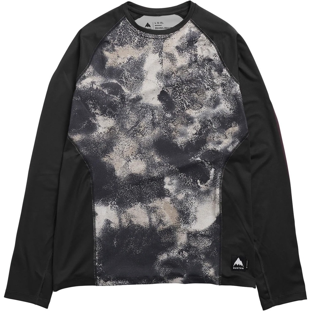 image:imageBurton Mens Synthetic Midweight Base Layer CrewDesert RockTrue Black