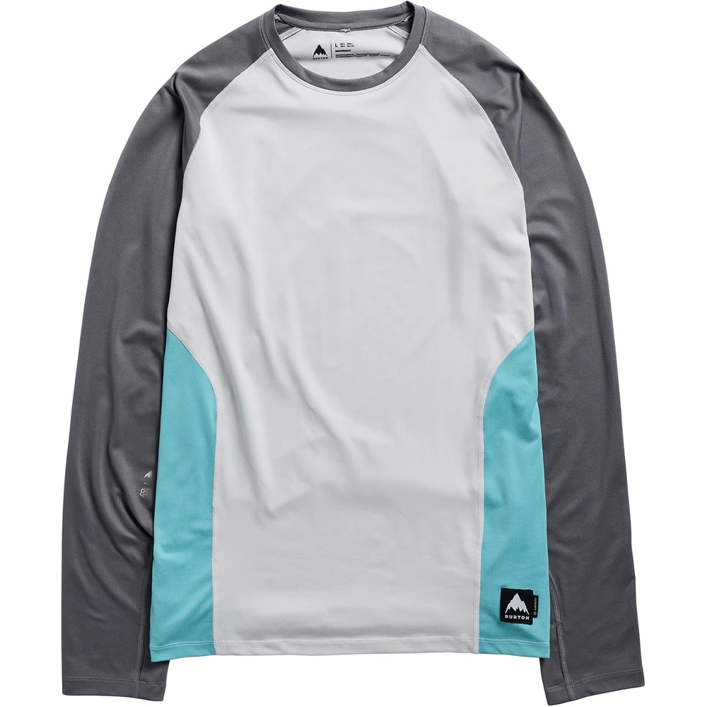 image:imageBurton Mens Synthetic Midweight Base Layer CrewGray CloudGotham GrayMineral Blue