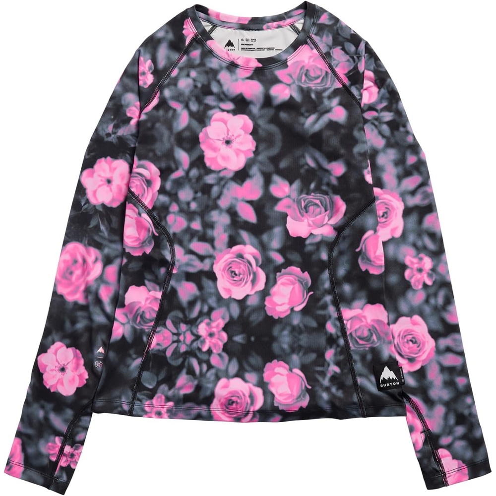 image:imageBurton Womens Synthetic Midweight Base Layer CrewShockwave Floral