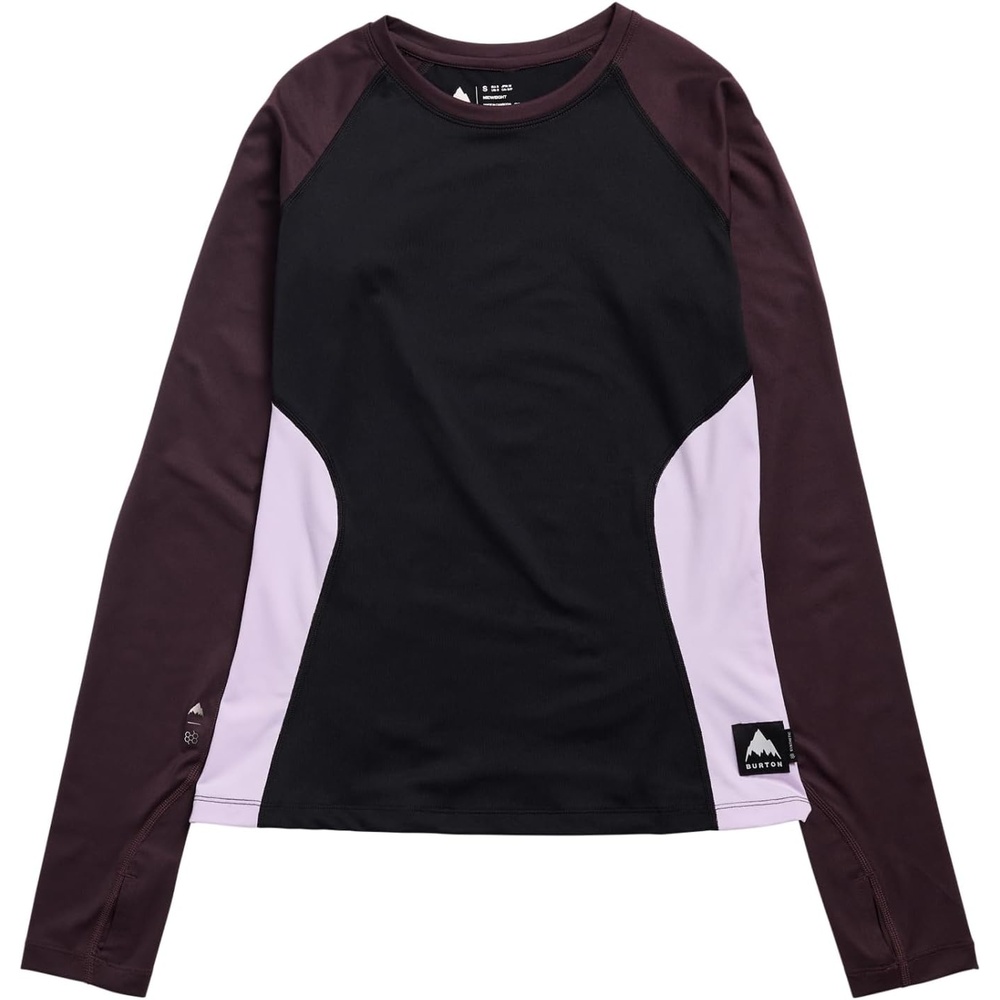 image:imageBurton Womens Synthetic Midweight Base Layer CrewTrue BlackBear Hug BrownMoondust Purple