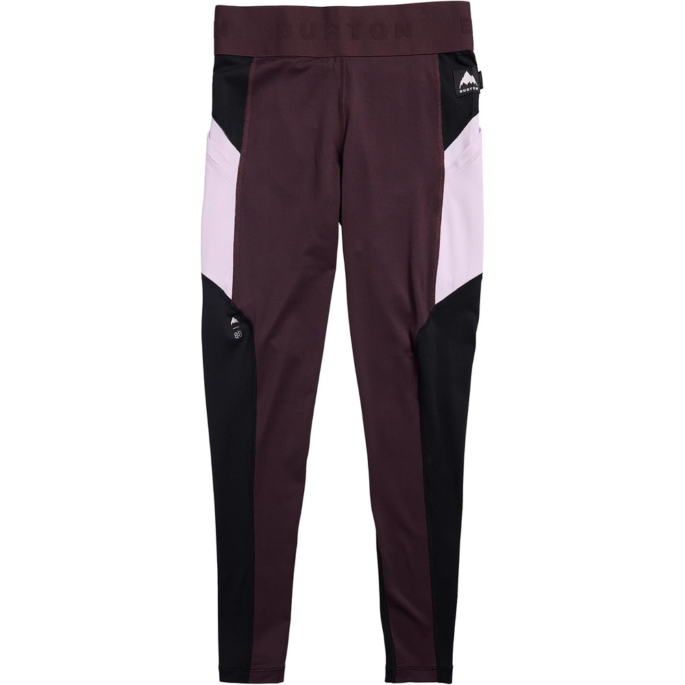 image:imageBurton Womens Synthetic Midweight Base Layer PantsTrue BlackBear Hug BrownMoondust Purple