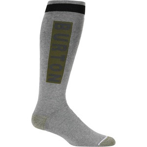 Burton Men’s 2-Pack Weekend Midweight Winter Socks – Warm Snowboard Socks with Arch Support & Reinforced Toe & Heel(Dried Moss)