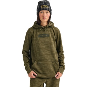 Burton Women’s Oak Long Pullover Hoodie(Dried Moss Heather)