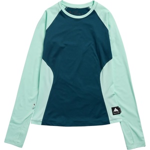 Burton Women’s Synthetic Midweight Base Layer Crew(Atlantic Teal/Spring Frost)