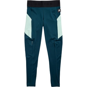 Burton Women’s Synthetic Midweight Base Layer Pants, Atlantic Teal/Spring Frost, Medium